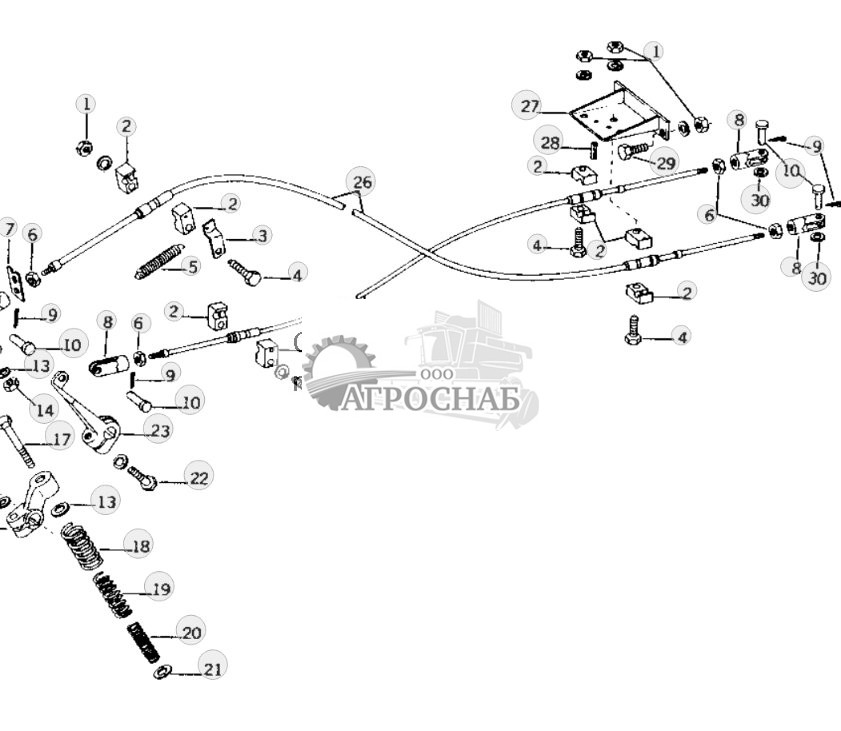 Transmission Shifter Control Cables and Arms ( 